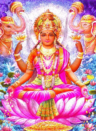 Information on Hindu Goddess  Lakshmi Devi Divya Shakti  